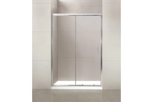 Душевая дверь BelBagno Uno 155 стекло прозрачное (UNO-195-BF-1-155-C-Cr) - 2