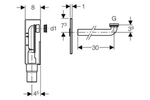 Сифон для раковины Geberit  (151.120.11.1) - 3