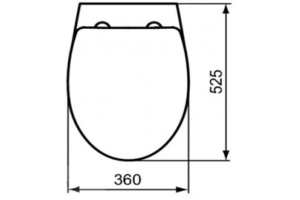 Сиденье для унитаза Ideal Standard  (R195001) - 2