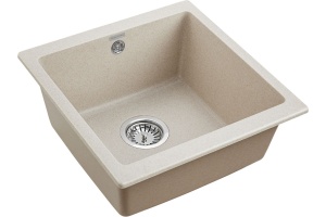 Мойка кухонная Paulmark Brilon 45 бежевый матовый - 2