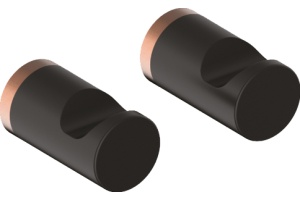 Крючок IDDIS Petite PET2SR1i41 черный матовый с розовым золотом