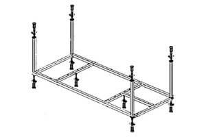 Ножки для ванны Cezares Slim 4 шт (SLIM-Wall-MF) - 2