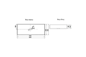 Раковина накладная CeramaLux NC 60.5 см зеленый матовый (78189MLG-6) - 3