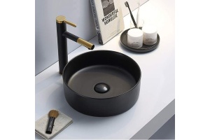  Раковина Comforty 9110 MB матовая черная