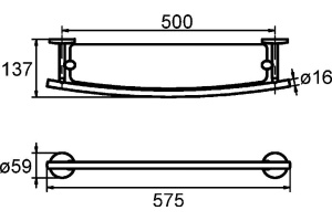 Полка Milardo Cadiss CADSMG0M44 - 2