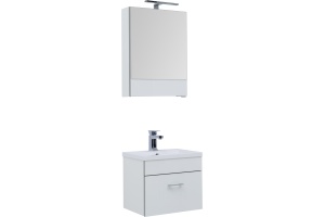 Тумба для комплекта Aquanet Верона 50 подвесная, белая - 3