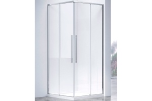 Душевой уголок Vincea Slim-N 100х90 хром стекло прозрачное