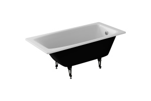 Чугунная ванна Delice Repos 170x70 белая с ручками - 3