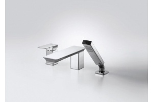 Смеситель Bravat Phillis F556101C-2-ENG на борт ванны - 3