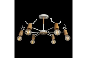 Люстра на штанге Loft it Sven 10024/6 White - 2