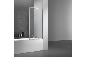 Шторка на ванну Vincea 70х140 профиль хром стекло прозрачное