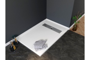 Поддон для душа STWORKI Эстерсунд 120x80 белый камень, с сифоном - 3