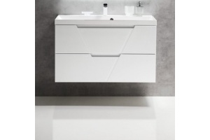 Мебель для ванной BelBagno Vittoria 100 bianco lucido - 2