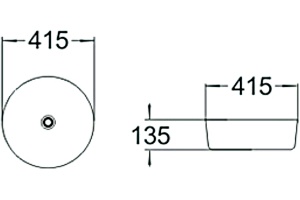 Рукомойник SantiLine SL-1054 - 2