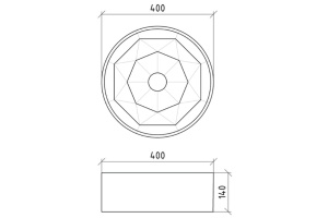 Раковина накладная Armadi Art NeoArt 40 серебро - 3