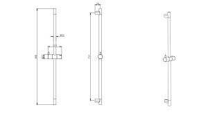 Душевая штанга AQUATEK AQ2000CR - 2