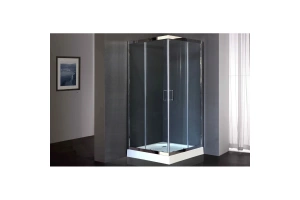 Душевой уголок Royal Bath 80х80 хром стекло прозрачное