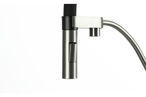 Смеситель Lemark Bronx LM3761GM для кухонной мойки, графит - 3