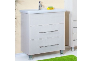 Мебель для ванной Бриклаер Чили 80 светлая лиственница С - 3