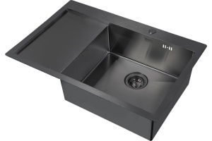 Мойка кухонная Zorg Inox PVD 7851 R grafit