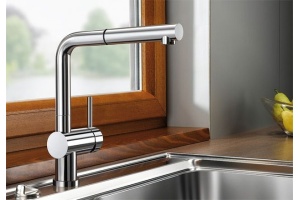 Смеситель для кухонной мойки Blanco Linus хром (514023) - 2