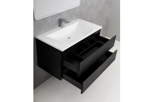 Тумба под раковину Cezares Molveno 90х50 Nero (MOLVENO-90-2C-SO-NR) - 2