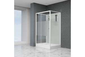 Душевая кабина  90*120*200 RGW AN-207 Прямоуг./Белый/Frost Line/5 мм (3 уп.)