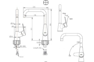 Смеситель Bravat Eco F7111147C-1 для кухонной мойки - 3