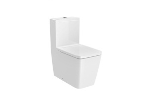 Унитаз напольный Roca Inspira square с крышкой, белый (342536000)