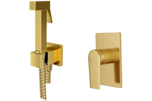 Гигиенический душ Wasserkraft Aisch золото матовый