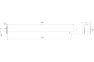 Кронштейн для верхнего душа Bien BT16028103 - 2