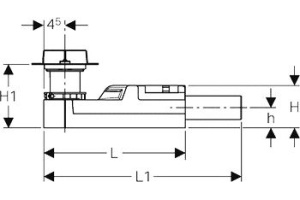 Душевой лоток Geberit CleanLine 154.150.00.1 - 2