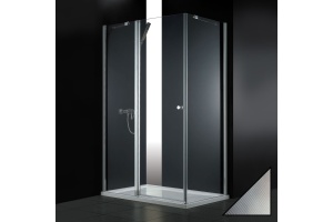 Душевой уголок Cezares Elena 100х80 хром (ELENA-W-AH-1-100/80-P-Cr-L)