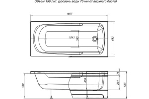 Экран Aquanet Extra 150 - 2