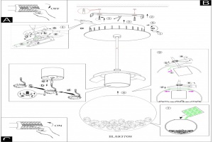 Подвесной светильник Eglo Montefio 1 93708 - 3