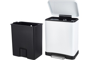 Ведро для мусора WeltWasser WW LASSY WT 12L белый (10000006130) - 3