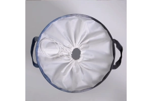 Корзина для белья Wasserkraft Ammer рисунок белый - черный - 3