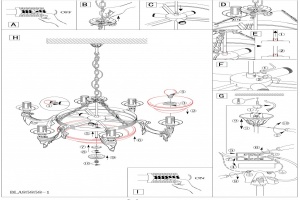 Подвесная люстра Eglo ПРОМО Marbella 85858 - 2