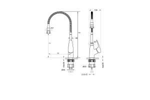 Смеситель Lemark Linara LM0413C для кухонной мойки - 2