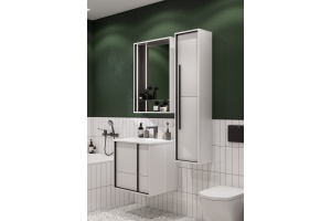 Комплект мебели Aquaton Ривьера 60 белый - 3