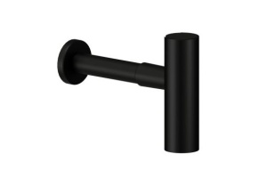 Сифон для раковины Nobili Rubinetterie Diamond smoke черный, глянцевый (AV00107/10FLP)