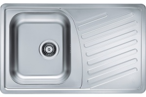 Мойка ELEGANT 30 SAT 90 FI 810X510 в комплекте с сифоном 1130551,