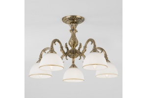 Люстра на штанге Eurosvet Caldera 60106/5 античная бронза