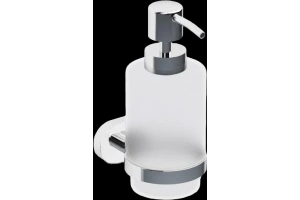 Дозатор для жидкого мыла Rav Slezak Yukon хром - белый