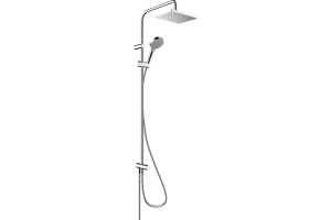 Душевая стойка Hansgrohe Vernis Shape Showerpipe 230 1jet Reno EcoSmart хром