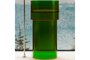 Напольная раковина Abber Kristall 45 зеленая