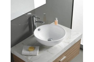 Раковина накладная Ceramalux N белый (9002) - 2