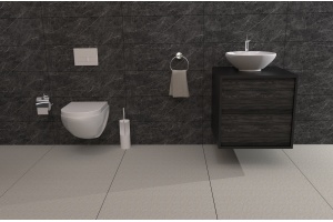 Система инсталляции для унитазов Berges Wasserhaus Novum L3 с кнопкой смыва хром - 2