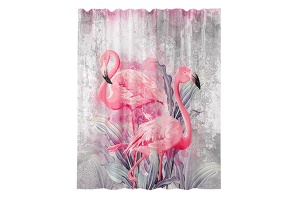 Штора для ванной WasserKraft Lossa 180x200 рисунок