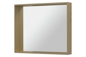 Зеркало Allen Brau Reality 90 с подсветкой латунь матовый